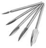 5 pièces/kit d'outils de gravure sur bois Fraise racine Voir les images du produit 2