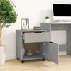 vidaXL Mobilna szafka na dokumenty na kółkach betonowa Podgląd zdjęcia produktu 14