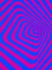 PSYWORK Schwarzlicht Stoffposter Neon "Tune in Pink", Produktbild-Vorschau 3