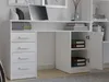 Biurko Ada białe 125 cm 4 szuflady, szafka i półki do Podgląd zdjęcia produktu 8