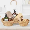 Relaxdays Aufbewahrungskorb 3er Set, aus Wasserhyazinthe, Produktbild-Vorschau 2