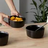 Schale set 4er Ø15,2cm Keramik Müslischale Salatschale Produktbild-Vorschau 6