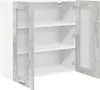 vidaXL Armoire suspendue, gris béton, 80 x 31 x 80 cm, Voir les images du produit 5