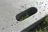 Beton Schirmständerplatte Travertin anthrazit mit Griff 50 Produktbild-Vorschau 3