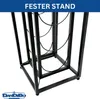 DanDiBo Weinregal Metall Schwarz Stehend Diamant 80 cm Produktbild-Vorschau 6
