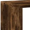 vidaXL Libreria in rovere fumé 137,5x29x137,5 cm Materiale Anteprima dell’immagine prodotto 7