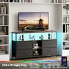 Meuble TV ProximaX avec éclairage LED RGB, meuble TV de Voir les images du produit 4