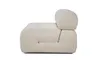 Hanah Home, Bubble O1 - Beige, canapé 1 place, blanc, 95 x Voir les images du produit 6