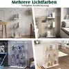 Vetrina espositiva in vetro con illuminazione a LED e ante Anteprima dell’immagine prodotto 11