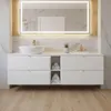 RODAN | Mobile Sottolavabo - Bianco - 140 cm - Con Piano Anteprima dell’immagine prodotto 4