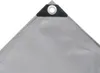 vidaXL Abdeckplane 650 g/m² 3x3 m Grau Produktbild-Vorschau 3
