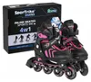 Inlineskates 4in1 Kinder Inliner Rollschuhe Roller Blades Produktbild-Vorschau 19