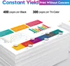 A stack of printed documents with charts and graphs. Produktbild-Vorschau