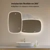 Espejo de baño S'AFIELINA, 80x50 cm. Espejo LED oval con Vista previa de la imagen del producto 8