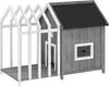 PawHut Niche pour chien extérieur en bois, avec terrasse et Voir les images du produit 1