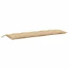 vidaXL Poduszka na ławkę ogrodową Melange Beige 180x50x7 cm Podgląd zdjęcia produktu 1