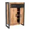 SIT Möbel Highboard | 1 Schublade, 2 Türen | Akazie mit Produktbild-Vorschau 3