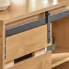 Schlittenzugmechanik und oberer Teil des SoBuy Schuhschranks mit schwarzen Metallbeschlägen Produktbild-Vorschau