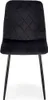 Gesteppter Stuhl K525 schwarz, Metallbeine, für Esszimmer, Produktbild-Vorschau 4