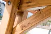 ALEOS. Hollywoodschaukel RIO GRÜN aus Holz Lärche mit Dach Produktbild-Vorschau 3