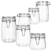 6tlg Set NORMA Vorratsglas 0,5L 0,75L 1L Bügelverschluss Produktbild-Vorschau 2