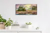 Wandbild Leinwand Bilder Wanduhr Kunstdruck 60x30 Gemälde Produktbild-Vorschau 3