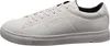 A white leather sneaker is shown from the side against a white background. Voir les images du produit