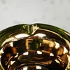 Popielniczka dolomit złota okrągła 11 cm Podgląd zdjęcia produktu 5