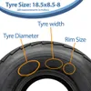 18.5x8.50-8 Pneumatico per rimorchio a 6 tele ad alta Anteprima dell’immagine prodotto 5