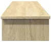 vidaXL Stojan na monitor Sonoma dub 100x27x15 cm Materiál Náhľad obrázku produktu 5