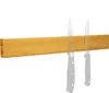 com-four® Messer Magnetleiste aus Bambus zur Wandmontage - Produktbild-Vorschau 1