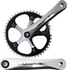 M-Wave Single Speed Tretkurbel 44 Zahn Crank Aluminium Produktbild-Vorschau 4