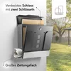 NewHabitat Briefkasten Anthrazit mit Zeitungsfach Madrid Produktbild-Vorschau 6