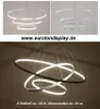 LED závěsné světlo 2130-3black 40*60*80cm 3 kruhy s Náhled obrázku produktu 4