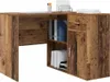 vidaXL Scrivania ad angolo con porta in legno di recupero Anteprima dell’immagine prodotto 3