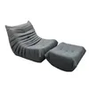 Divano singolo relax poltrona chill chair con sgabello Anteprima dell’immagine prodotto 20