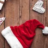Weihnachtsmannmütze aus Plüsch mit Bommel Produktbild-Vorschau 3