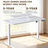 Bureau réglable en hauteur 120 x 60 cm, bureau électrique Voir les images du produit 4