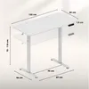 Huzaro Hero 8.1 White Elektrischer Gaming-Schreibtisch – Produktbild-Vorschau 3