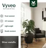 Vyveo - Pot de fleurs Liora - Argent métallisé - 44x40 Voir les images du produit 2
