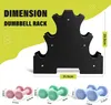 TEENO Neopren-Hanteln 9/12 kg mit Halterung – Set mit 6 Produktbild-Vorschau 2