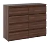 STIV Möbel | Komoda s 8 zásuvkami | Dub Wenge | 120 cm | Náhled obrázku produktu 1