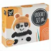 Strickset Panda Design mit Garn, Füllmaterial und Produktbild-Vorschau 1