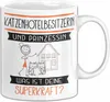 Katzenhotelbesitzerin Und Prinzessin Tasse Geschenk Für Produktbild-Vorschau 1