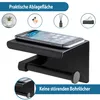 Dolvhin Toilettenpapierhalter ohne Bohren | Klopapierhalter Produktbild-Vorschau 4