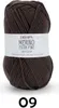 Drops Merino Extra Fine Uni Colour 09 Dark Brown Pletacia Náhľad obrázku produktu 1