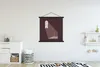 MuchoWow® Textilposter Mädchen - Vogel - Vintage 120x120 cm Produktbild-Vorschau 2