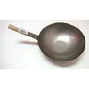 A wok with a wooden handle is shown on a white background. Produktbild-Vorschau