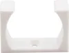 A white plastic bracket for holding a power strip. Produktbild-Vorschau