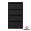 Alveon Schuhkipper Metall 4 Klappen schmal 51 x 15 x 141 cm Produktbild-Vorschau 3